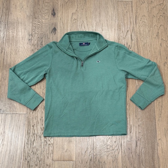 Vineyard Vines Other - Vineyard Vines by Shep & Ian Green Pullover Quarter Zip Sweater Size Medium